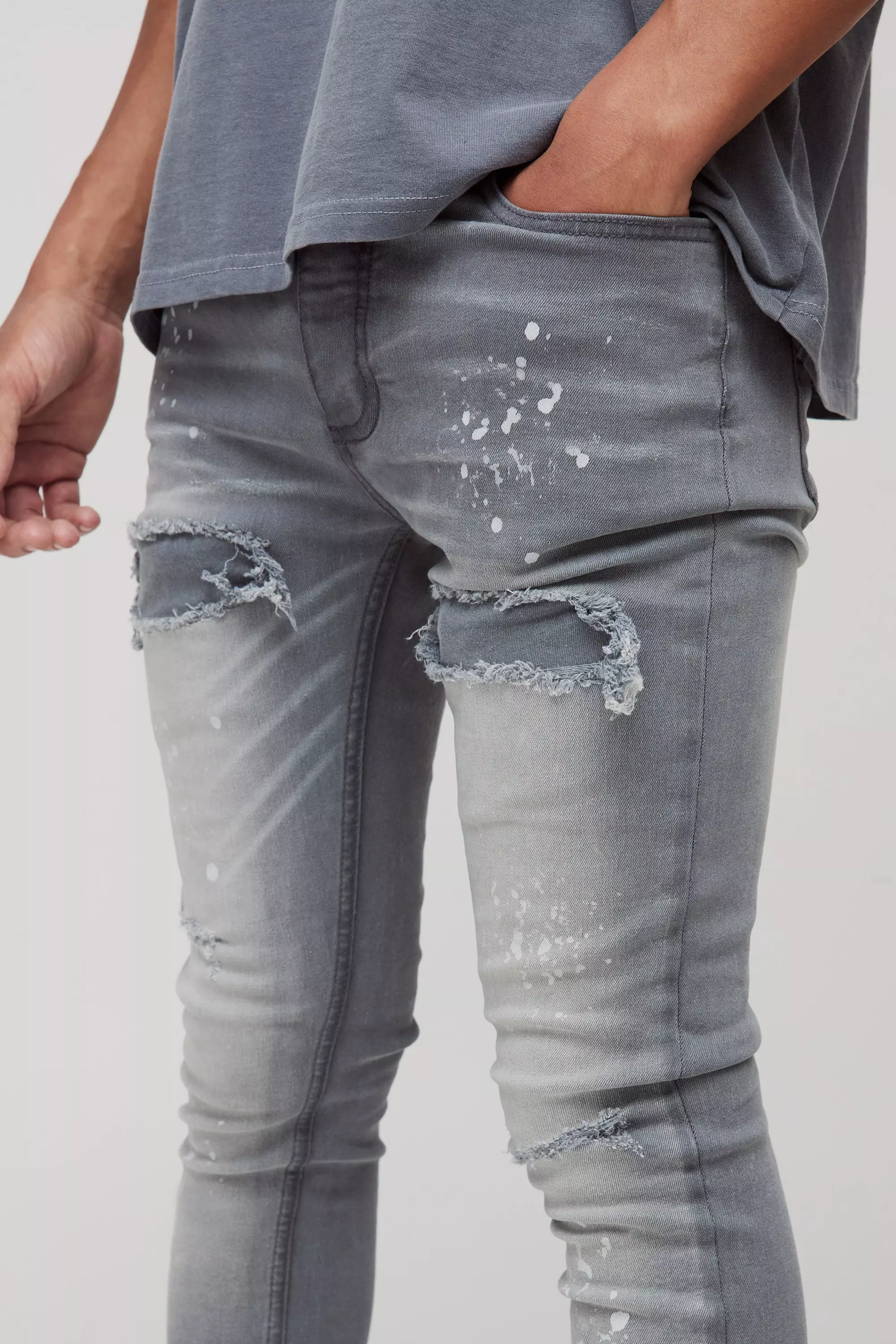 Size 24 ripped jeans hotsell